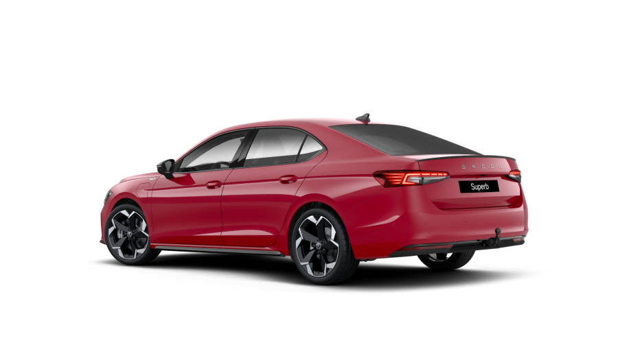 Škoda Superb, 1,5 TSI iV 200 kW 6° automatická DSG, barva červená