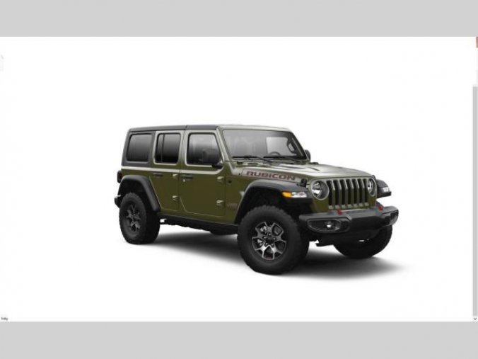 Jeep Wrangler, 2,0T 270 PS Rubicon Unlimited, barva zelená