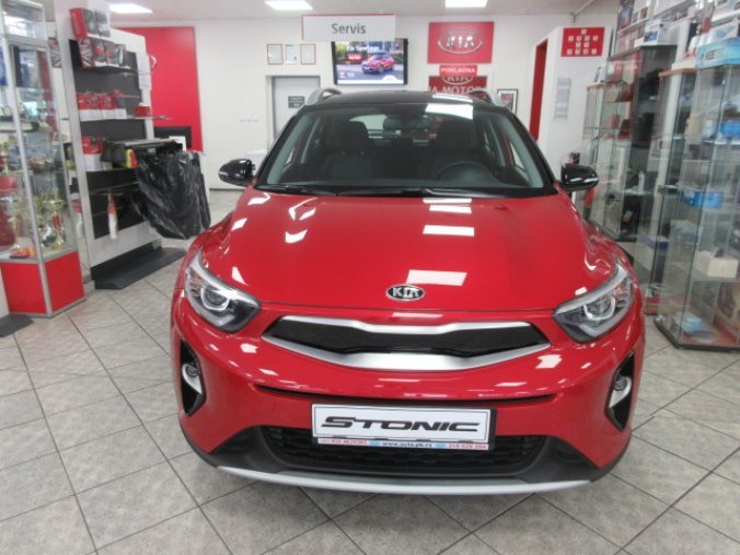 Kia Stonic, 1.4 CVVT Exclusive NAVI, barva červená