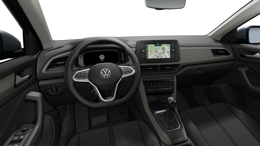 Volkswagen T-Roc, T-Roc Life 1,5 TSI 110 kW 6G, barva šedá