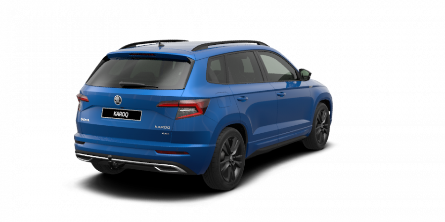 Škoda Karoq, 2,0 TDI 110 kW 7-stup. automat. 4x4, barva modrá