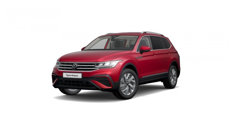 Volkswagen Tiguan Allspace, Allspace Life 1,5 TSI 110 kW 6G, barva červená