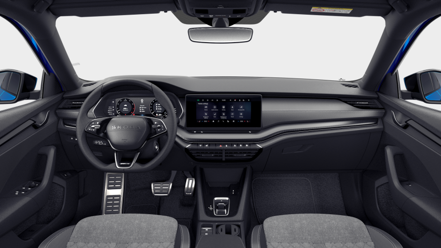 Škoda Octavia, 1,5 TSI m-HEV 110 kW 7° automatická DSG, barva modrá