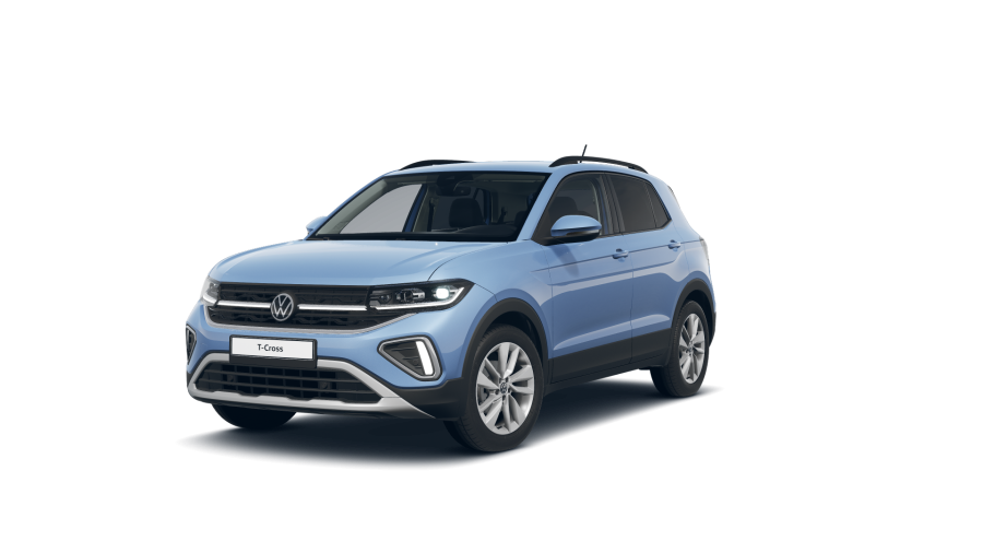 Volkswagen T-Cross, T-Cross People 1.0 TSI 85 kW 6G, barva modrá