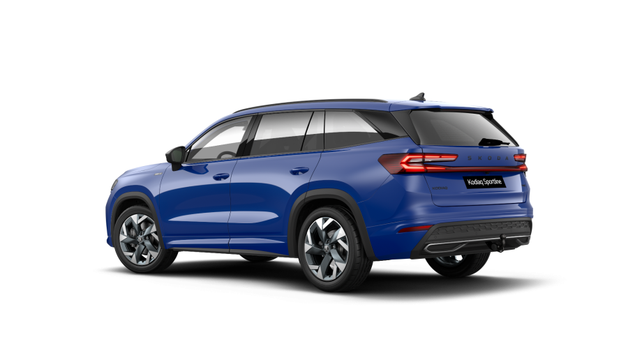 Škoda Kodiaq, 2,0 TDI 142 kW 7° automatická DSG 4x4, barva modrá