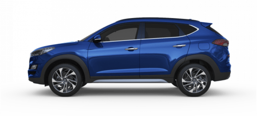 Hyundai Tucson, 1,6 T-GDi 130 kW (95 NAT) 6 st. man, barva modrá