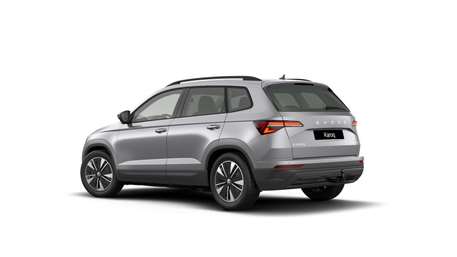 Škoda Karoq, 2,0 TDI 110 kW 7° automatická DSG 4x4, barva stříbrná