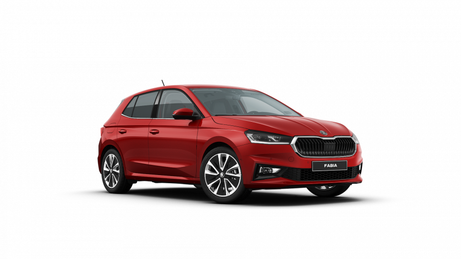 Škoda Fabia, 1,0 TSI 81 kW 6-stup. mech., barva červená