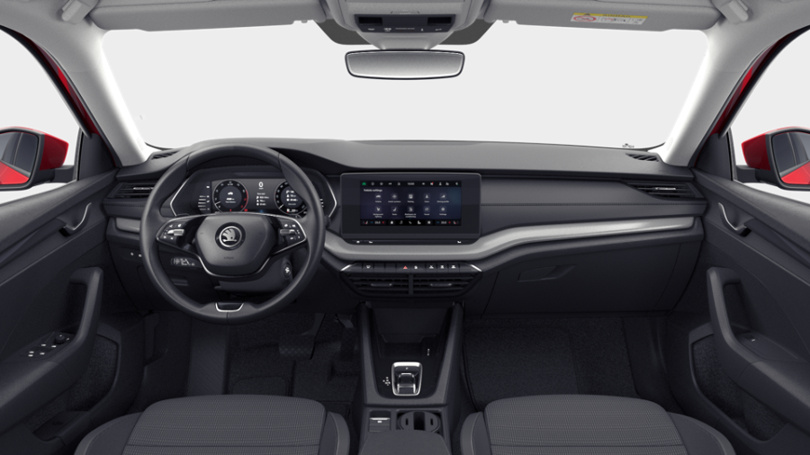 Škoda Octavia, 1,5 TSI m-HEV 110 kW 7° automatická DSG, barva červená