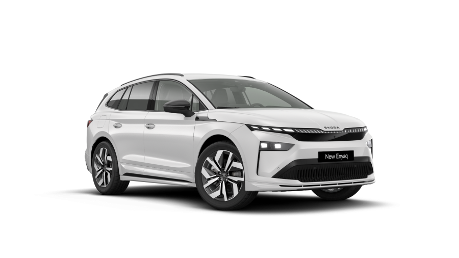 Škoda Enyaq iV, 82 kWh 1-stup. automat., barva bílá