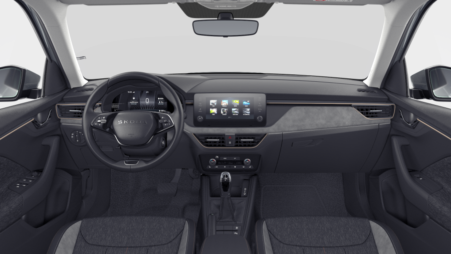 Škoda Kamiq, 1,0 TSI 85 kW 7° automatická DSG, barva stříbrná