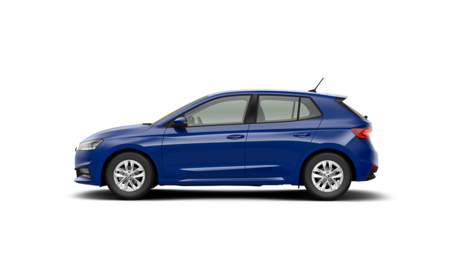 Škoda Fabia, 1,0 MPI 59 kW 5° manuální, barva modrá