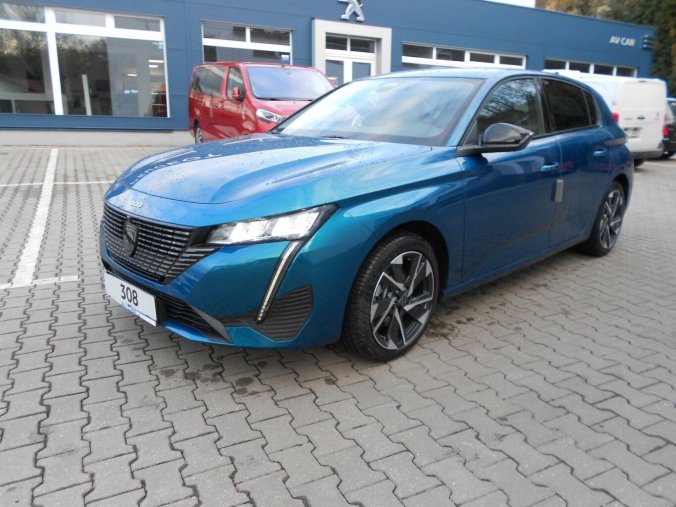 Peugeot 308, Peugeot 308 ALLURE Hybrid 136 e-DCS6, barva modrá