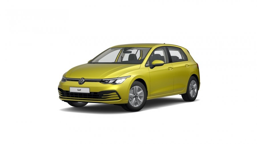 Volkswagen Golf, Golf Life 1,5 eTSI 7DSG mHEV, barva žlutá