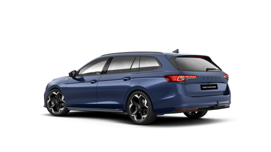 Škoda Superb, 2,0 TSI 195 kW 7° automatická DSG 4x4, barva modrá