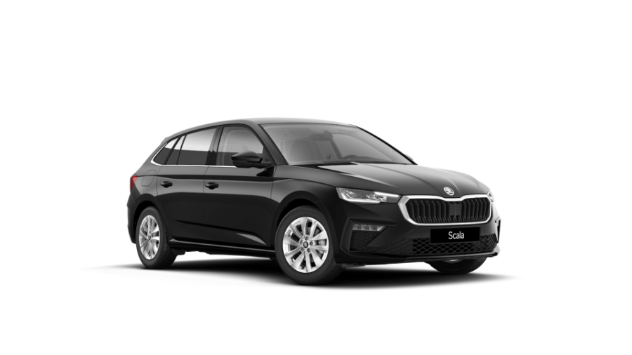 Škoda Scala, 1,0 TSI 85 kW 6-stup. mech., barva černá