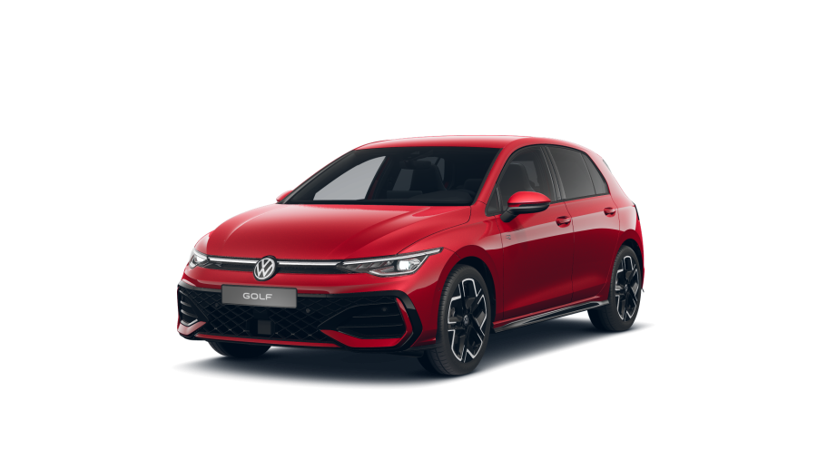 Volkswagen Golf, Golf R-Line People 1,5 eTSI 7DSG mHEV, barva červená