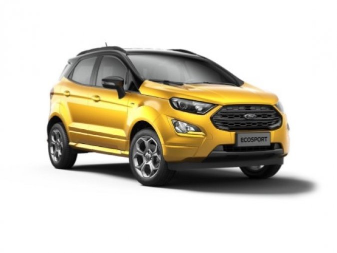 Ford EcoSport, 1.0 EcoBoost, barva žlutá