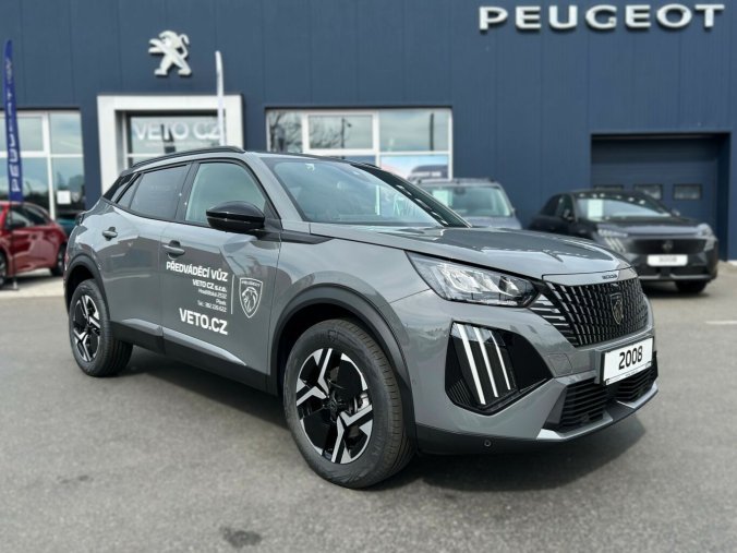 Peugeot 2008, Peugeot 2008 ALLURE Hybrid 145 e-DCS6, barva šedá