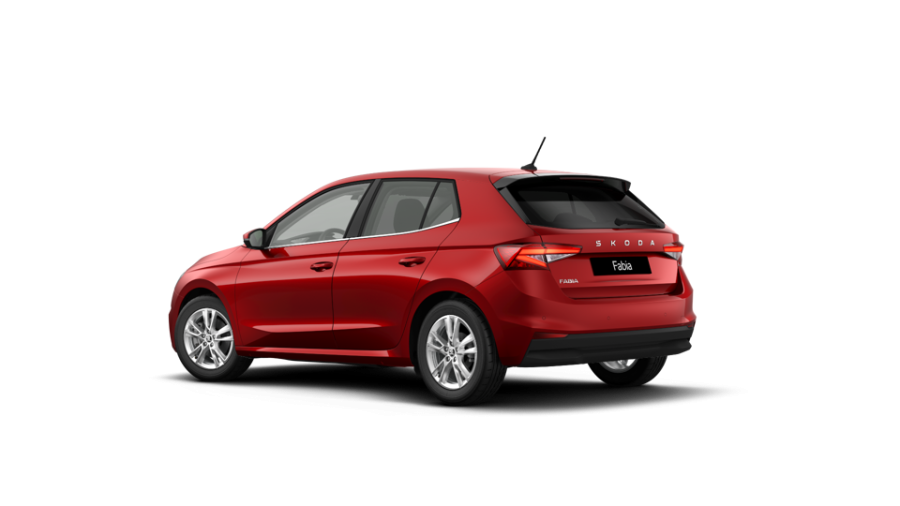 Škoda Fabia, 1,0 TSI 85 kW 6° manuální, barva červená
