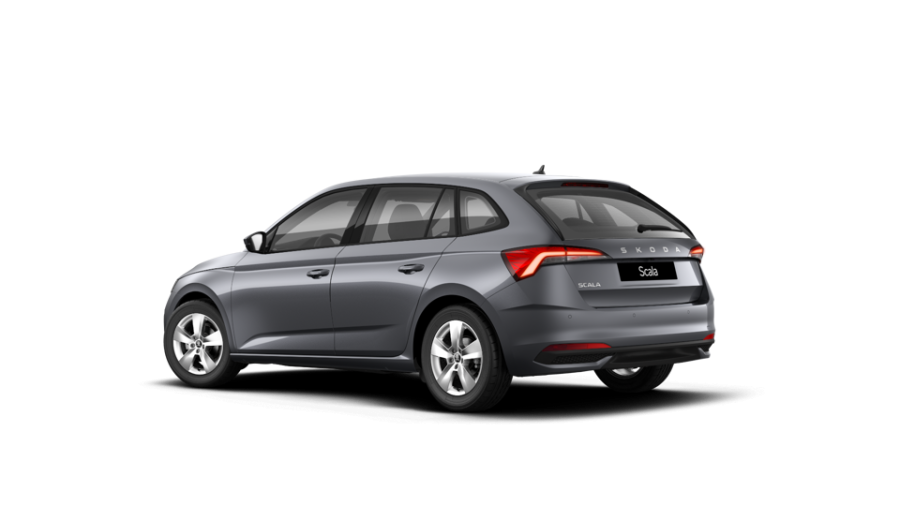 Škoda Scala, 1,0 TSI 70 kW 5° manuální, barva šedá
