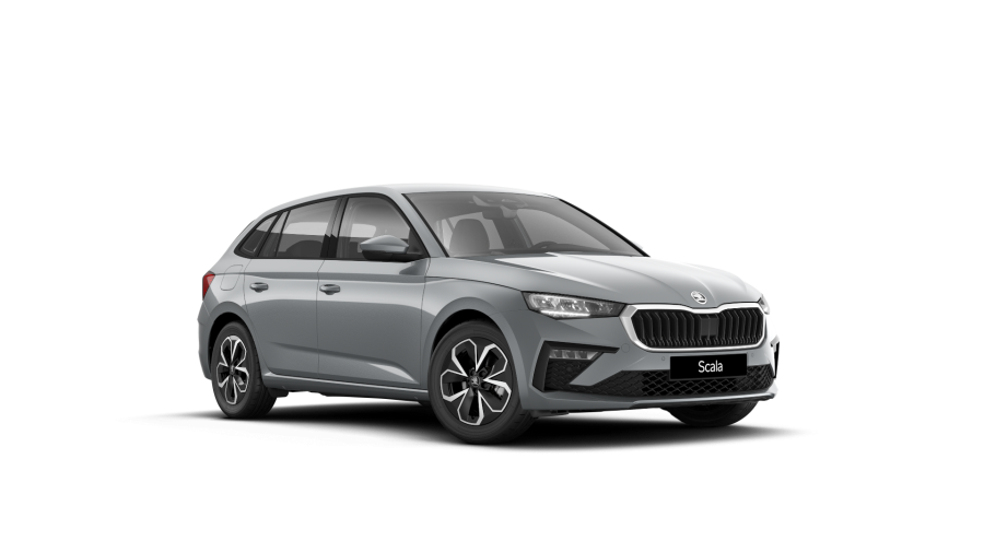Škoda Scala, 1,0 TSI 85 kW 7° automatická DSG, barva stříbrná