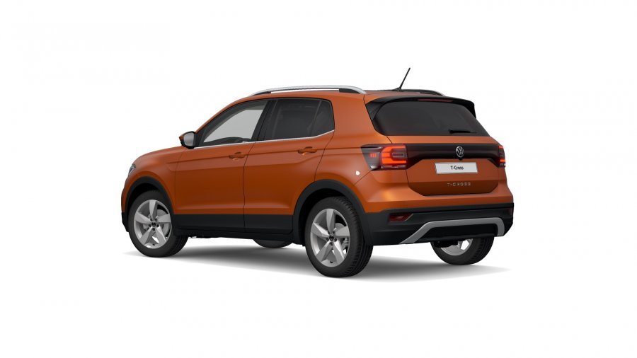 Volkswagen T-Cross, T-Cross Style 1,0 TSI 81 kW 6G, barva oranžová