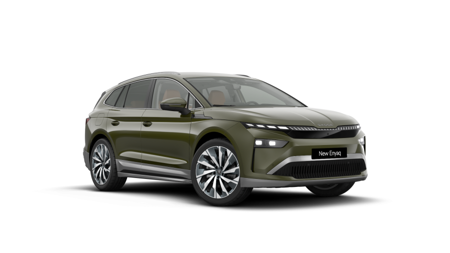 Škoda Enyaq iV, 82 kWh 210,00 kW 1° automatická, barva zelená