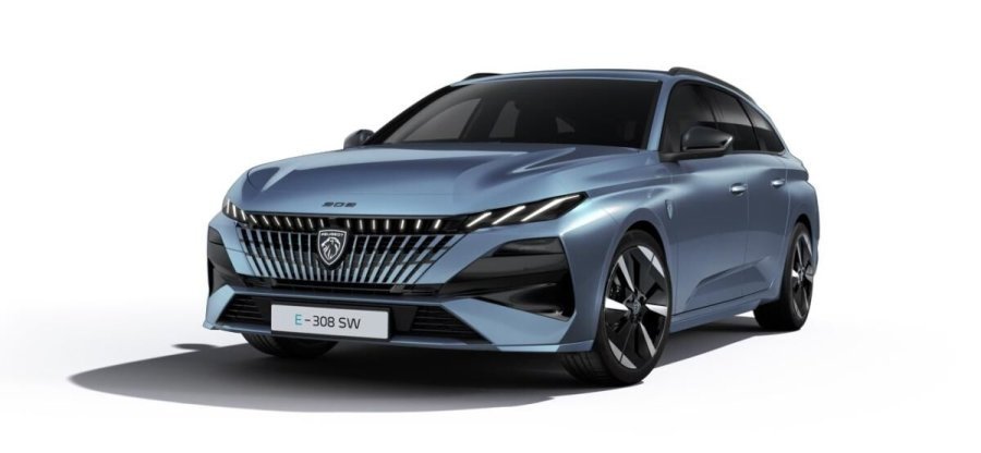 Peugeot 308, Peugeot 308 WS GT Elektromotor 115kW 58kWh, barva modrá