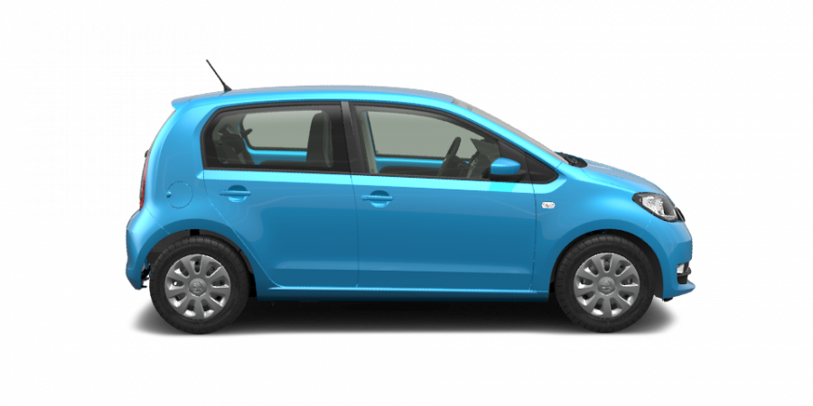 Škoda Citigo, 1,0 MPI 44 kW 5-stup. mech., barva modrá