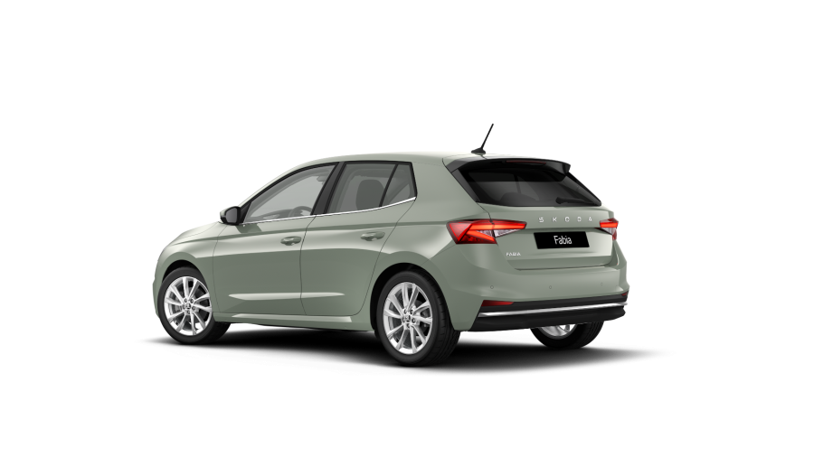 Škoda Fabia, 1,5 TSI 110 kW 7° automatická DSG, barva zelená
