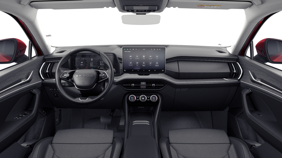 Škoda Kodiaq, 1,5 TSI iV 150 kW 6° automatická DSG, barva červená