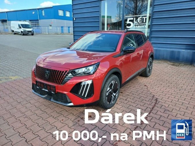 Peugeot 2008, Peugeot 2008 ALLURE 1.2 PureTech 100k, barva červená
