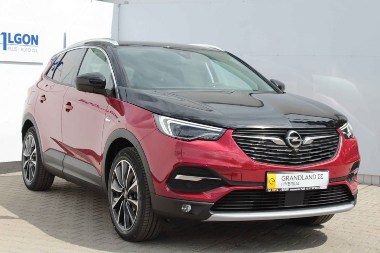 Opel Grandland X, PHEV Ultimate 300 k 4x4, barva červená