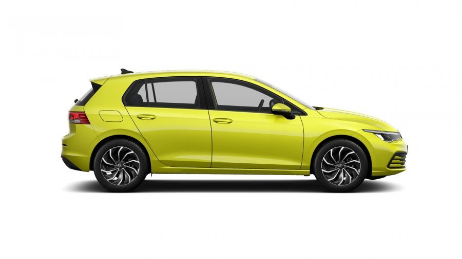Volkswagen Golf, Golf Life 1,0 eTSI 7DSG mHEV, barva žlutá