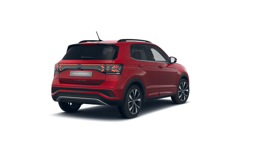 Volkswagen T-Cross, T-Cross R-Line People 1.0 TSI 85 kW 6G, barva červená