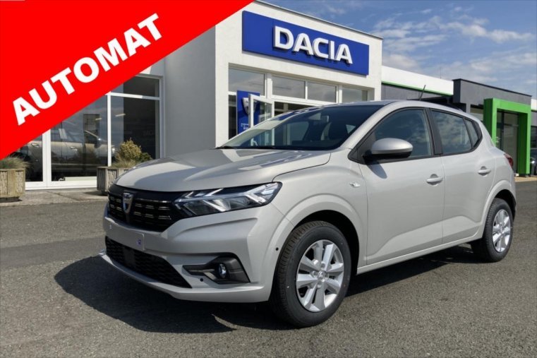 Dacia Sandero, 1,0   TCe Comfort 90 Automat, barva stříbrná
