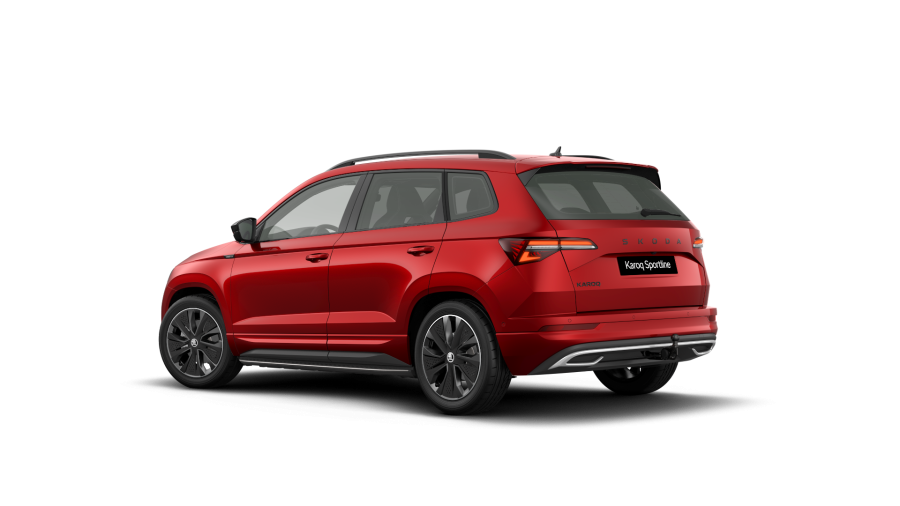 Škoda Karoq, 1,5 TSI 110 kW 7° automatická DSG, barva červená
