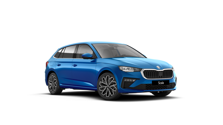 Škoda Scala, 1,0 TSI 85 kW 6° manuální, barva modrá