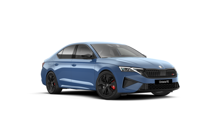 Škoda Octavia, 2,0 TSI 195 kW 7° automatická DSG, barva modrá