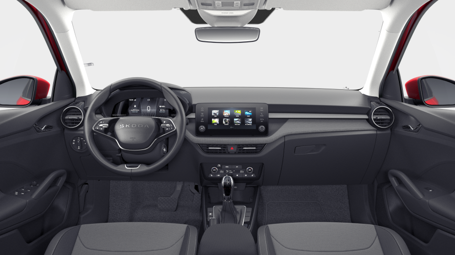 Škoda Fabia, 1,0 TSI 85 kW 7° automatická DSG, barva červená