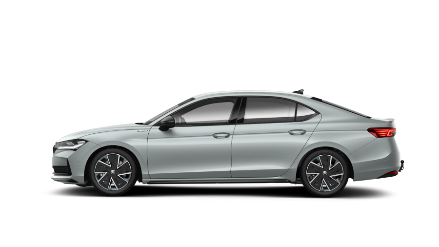 Škoda Superb, 2,0 TSI 195 kW 7° automatická DSG 4x4, barva stříbrná