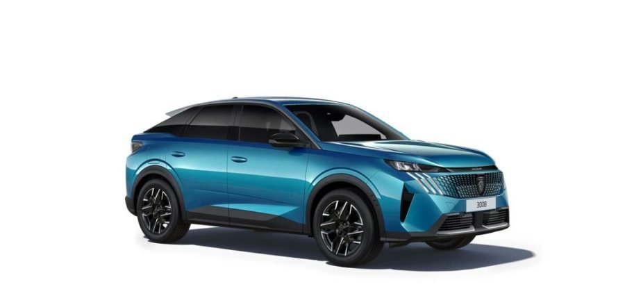 Peugeot 3008, Peugeot 3008 3008 ALLURE Hybrid 136 e-DCS6, barva modrá