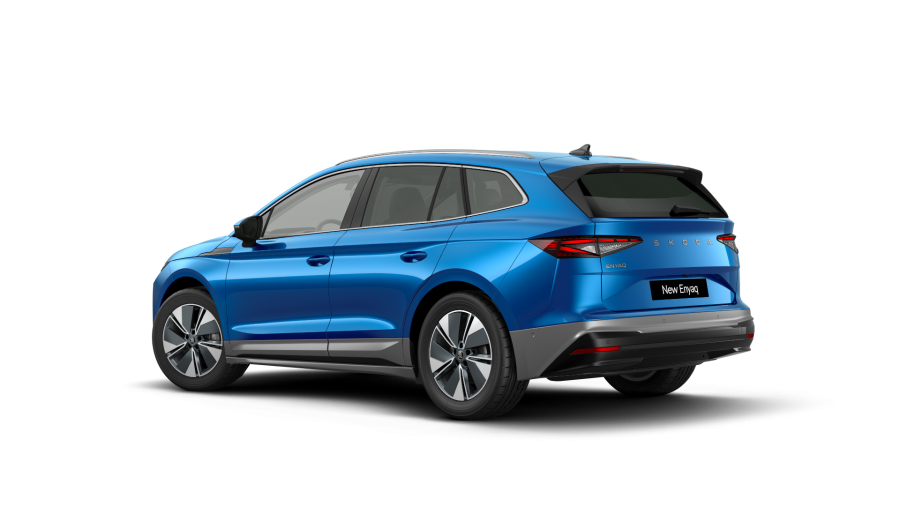 Škoda Enyaq iV, 82 kWh 210,00 kW 1° automatická, barva modrá