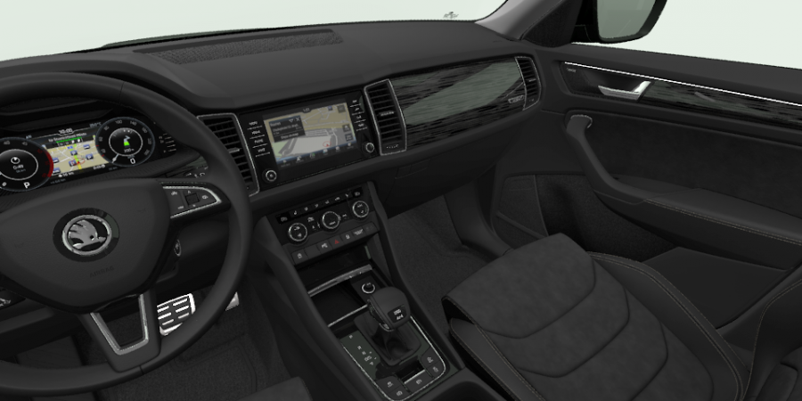 Škoda Kodiaq, 2,0 TDI 140 kW 7-stup. automat. 4x4, barva černá