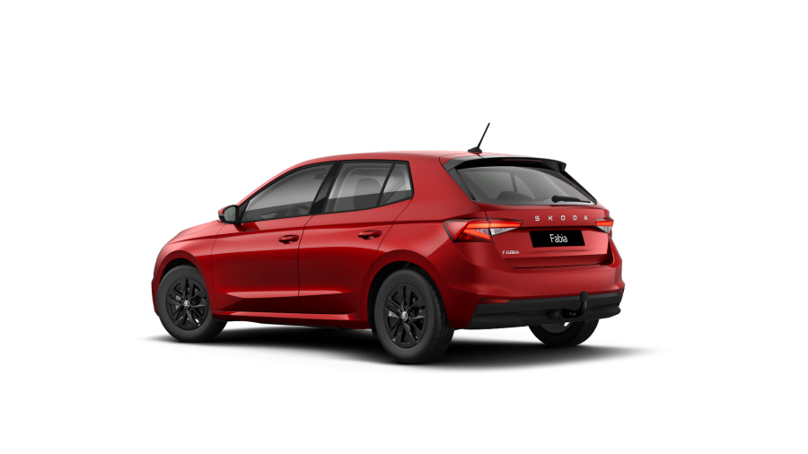 Škoda Fabia, 1,0 TSI 70 kW 5-stup. mech., barva červená