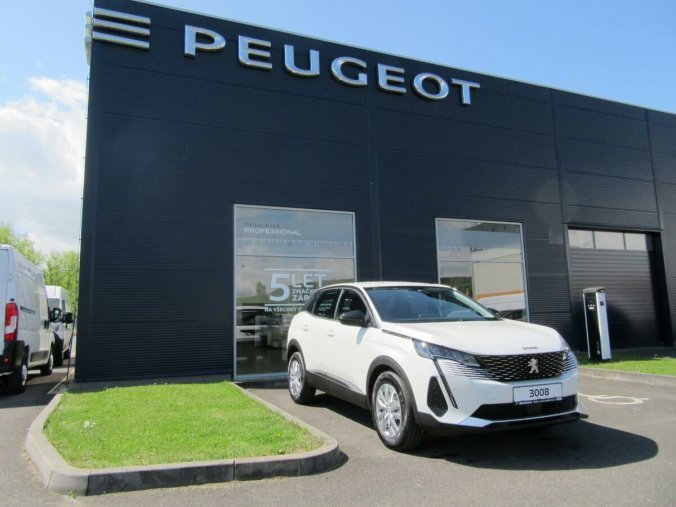 Peugeot 3008, Active Pack 1.2 PT 130k MAN6, barva bílá
