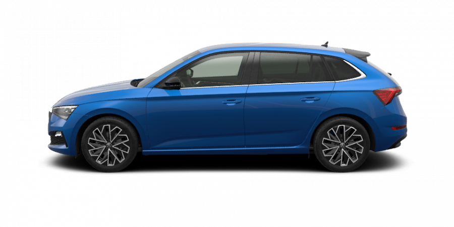 Škoda Scala, 1,6 TDI 85 kW 7-stup. automat., barva modrá