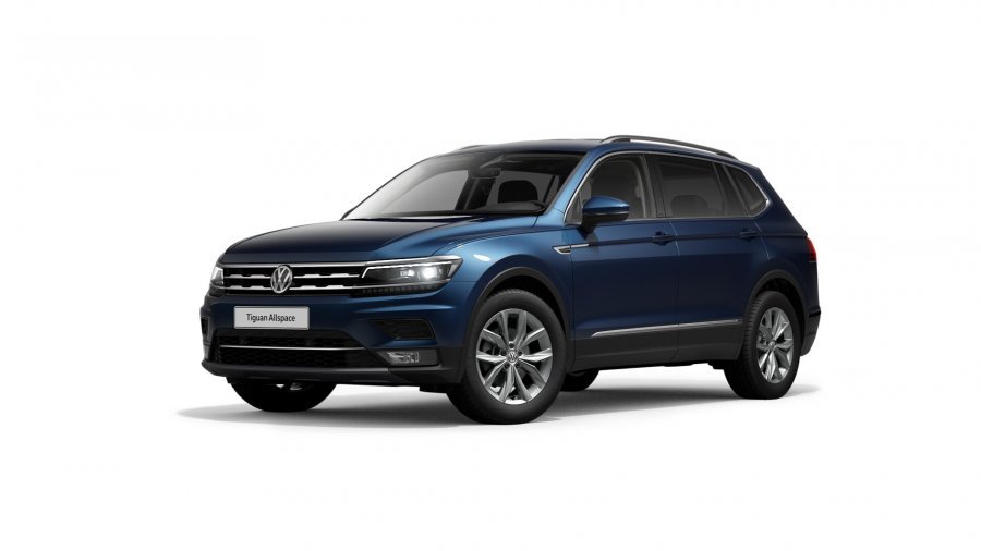 Volkswagen Tiguan Allspace, Allspace Highline 2,0 TDI 7DSG, barva modrá