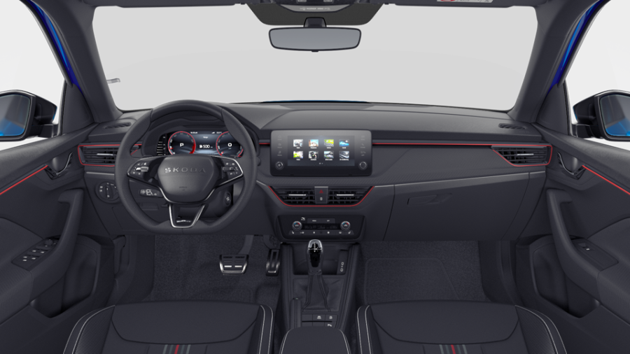 Škoda Kamiq, 1,0 TSI 85 kW 7° automatická DSG, barva modrá